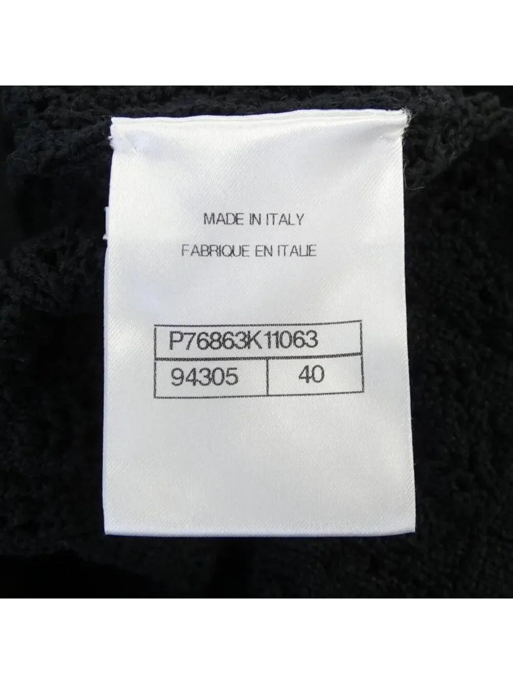 Chanel Cardigan Black